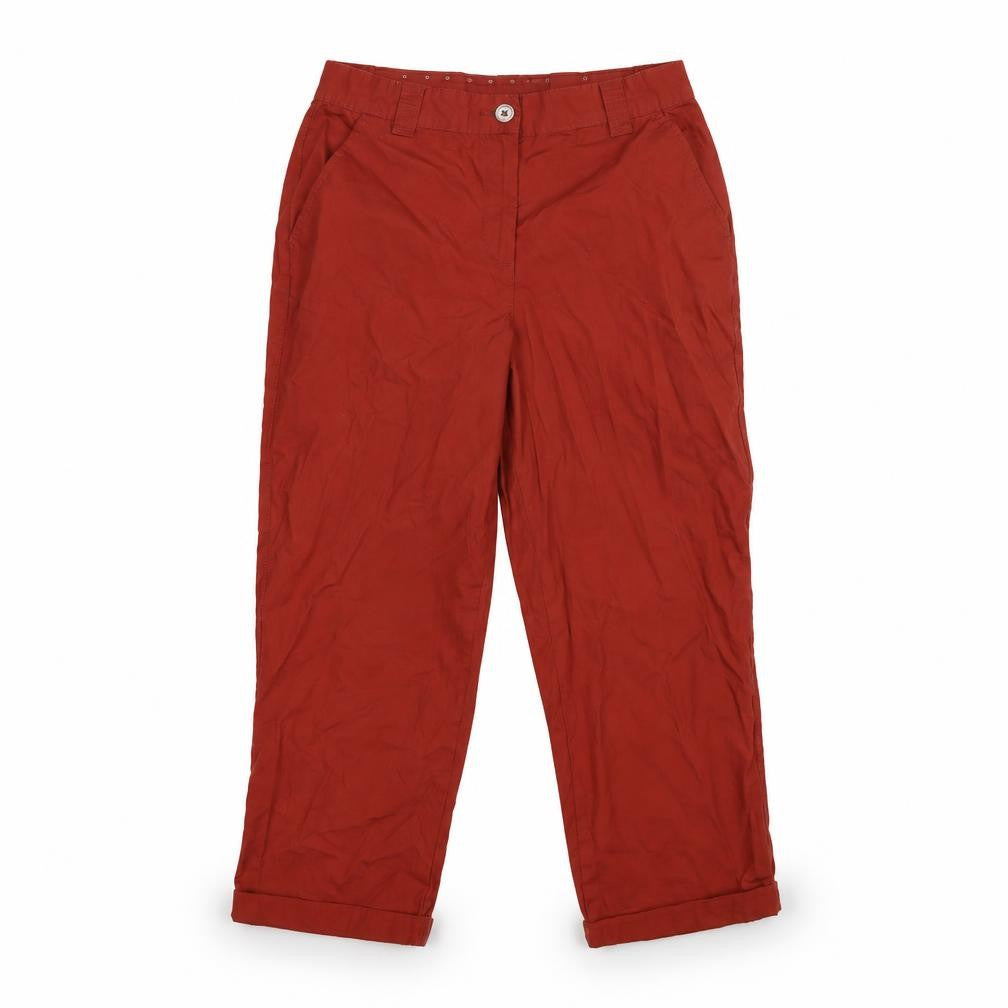 dorothy per Womens Brown   Cropped Trousers Size 10 L20 in