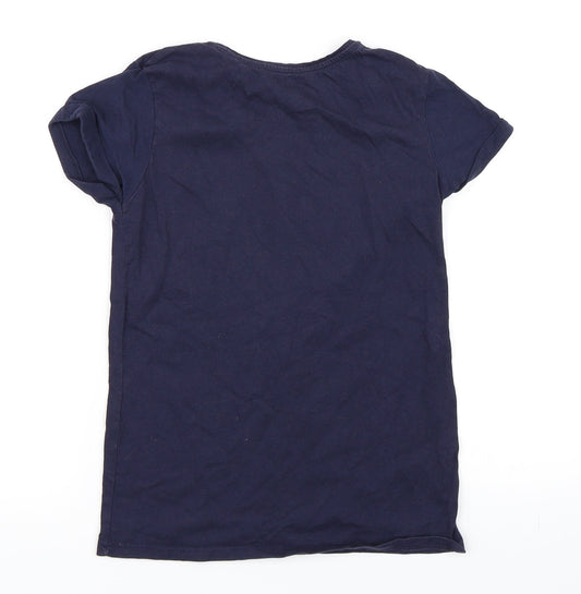 Primark Girls Blue   Basic T-Shirt Size 10-11 Years