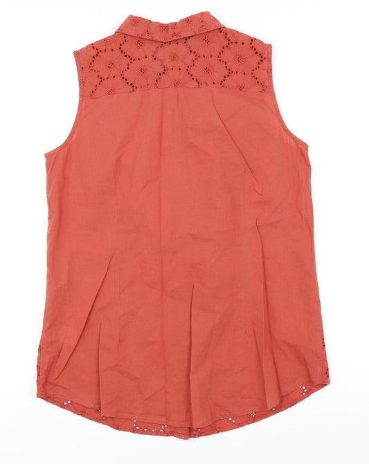 Le Bon Marché Womens Orange   Basic Tank Size 10