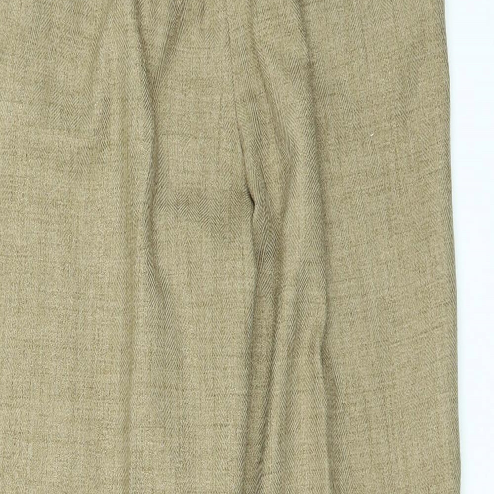 Classics Womens Brown   Trousers  Size 14 L27 in