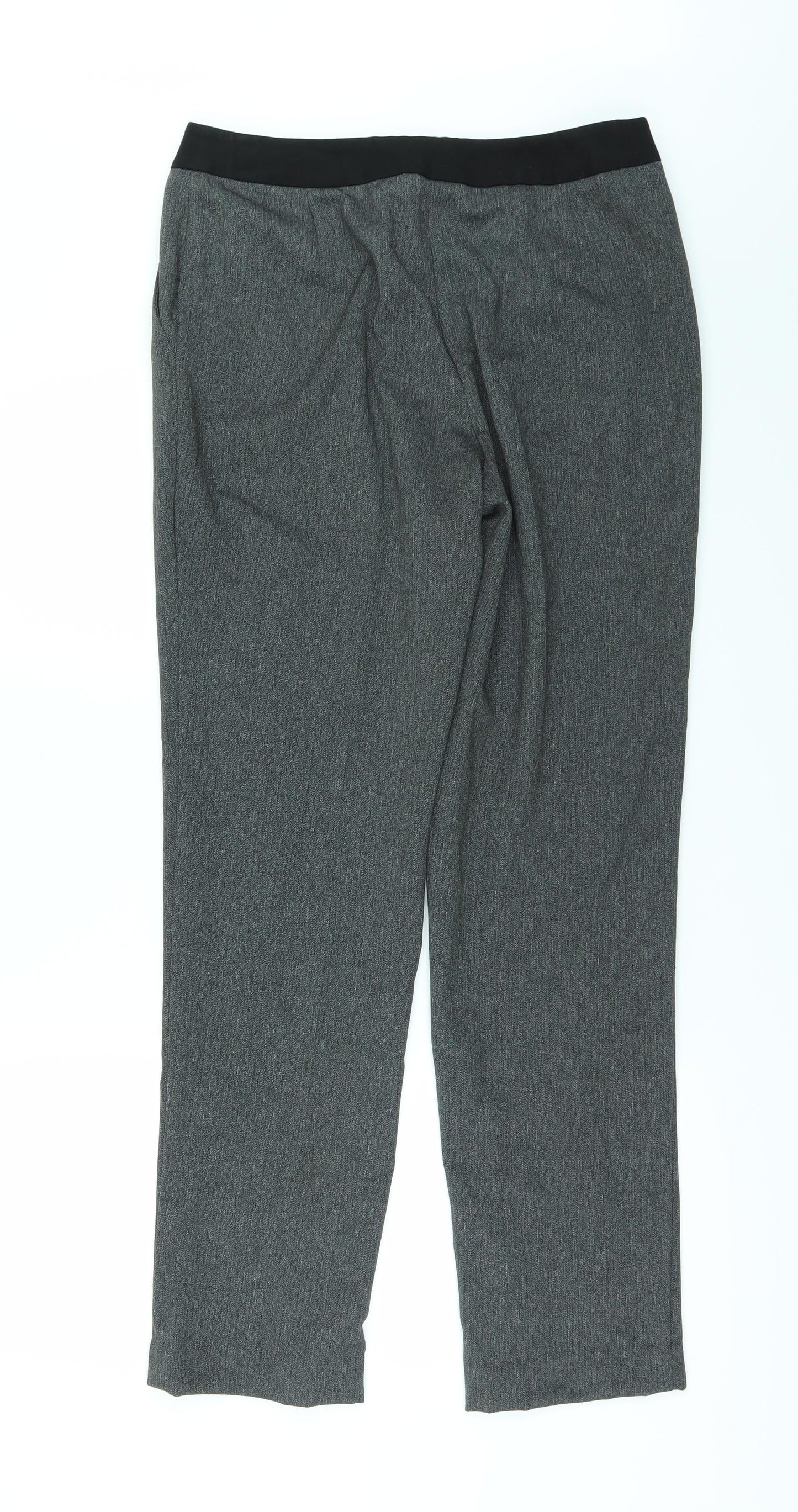 Papaya Womens Grey   Trousers  Size 10 L28 in