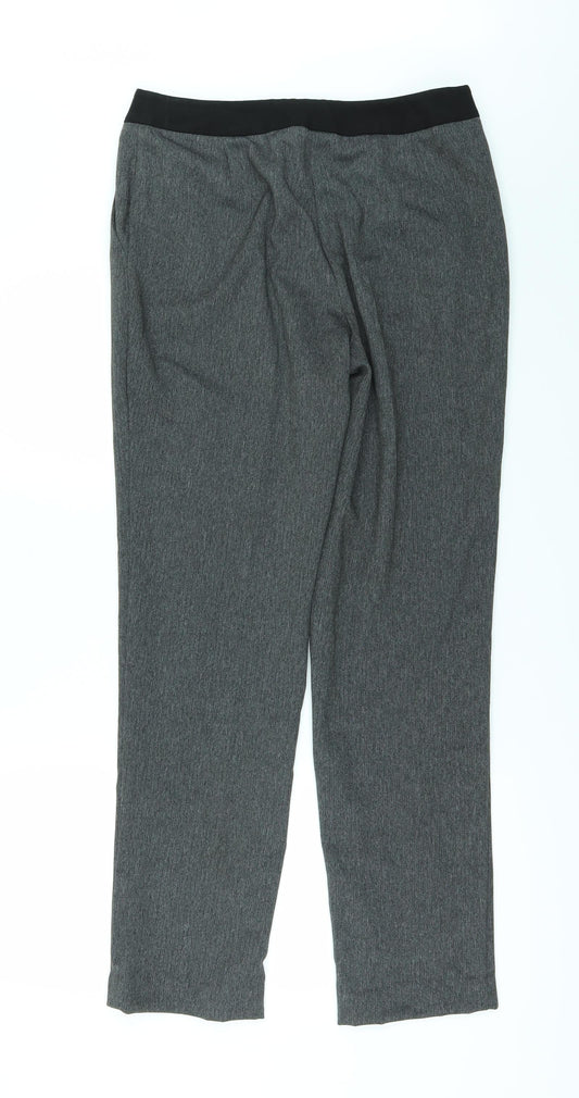 Papaya Womens Grey   Trousers  Size 10 L28 in