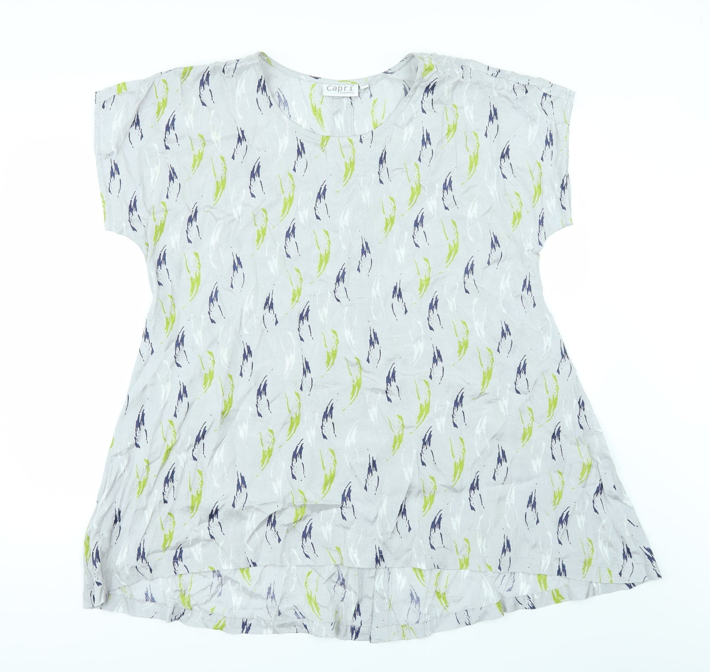 Capri Womens Grey   Basic T-Shirt Size S