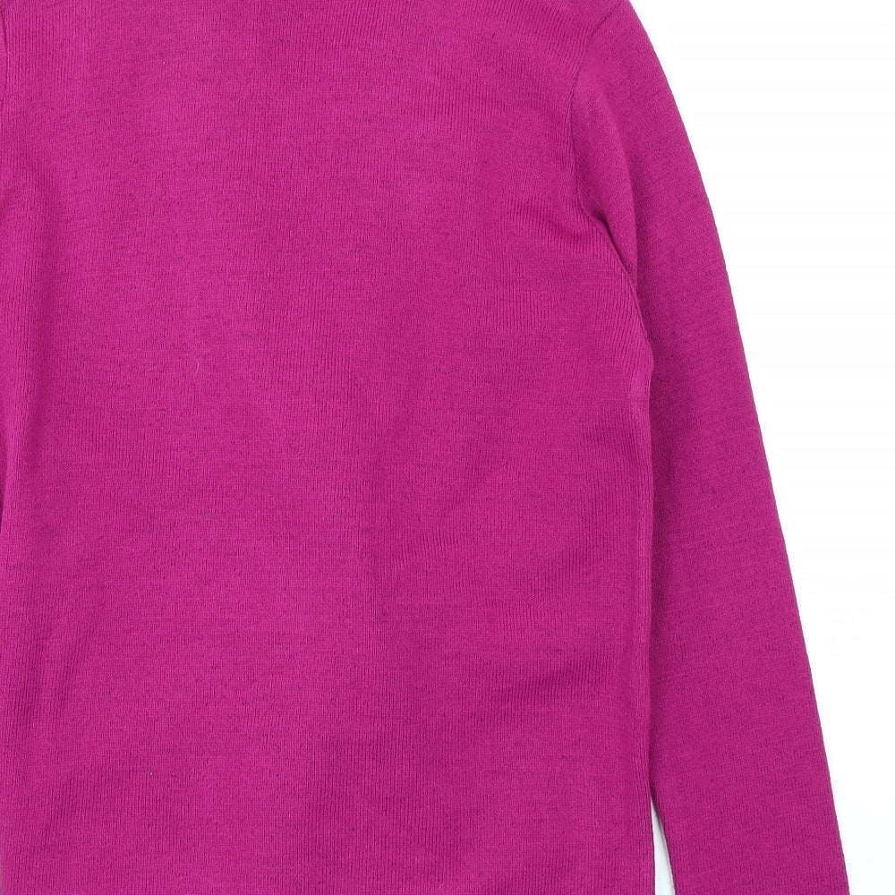 Envy Womens Purple   Pullover Jumper Size M