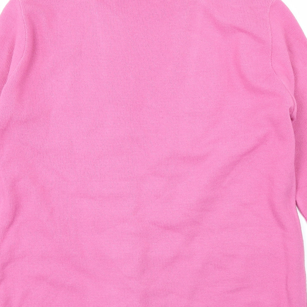 CHIC Womens Pink   Cardigan Jumper Size M