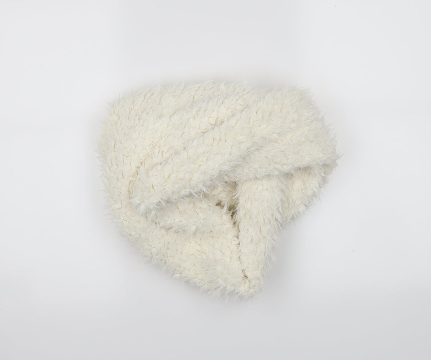 Preworn Womens White    Scarf