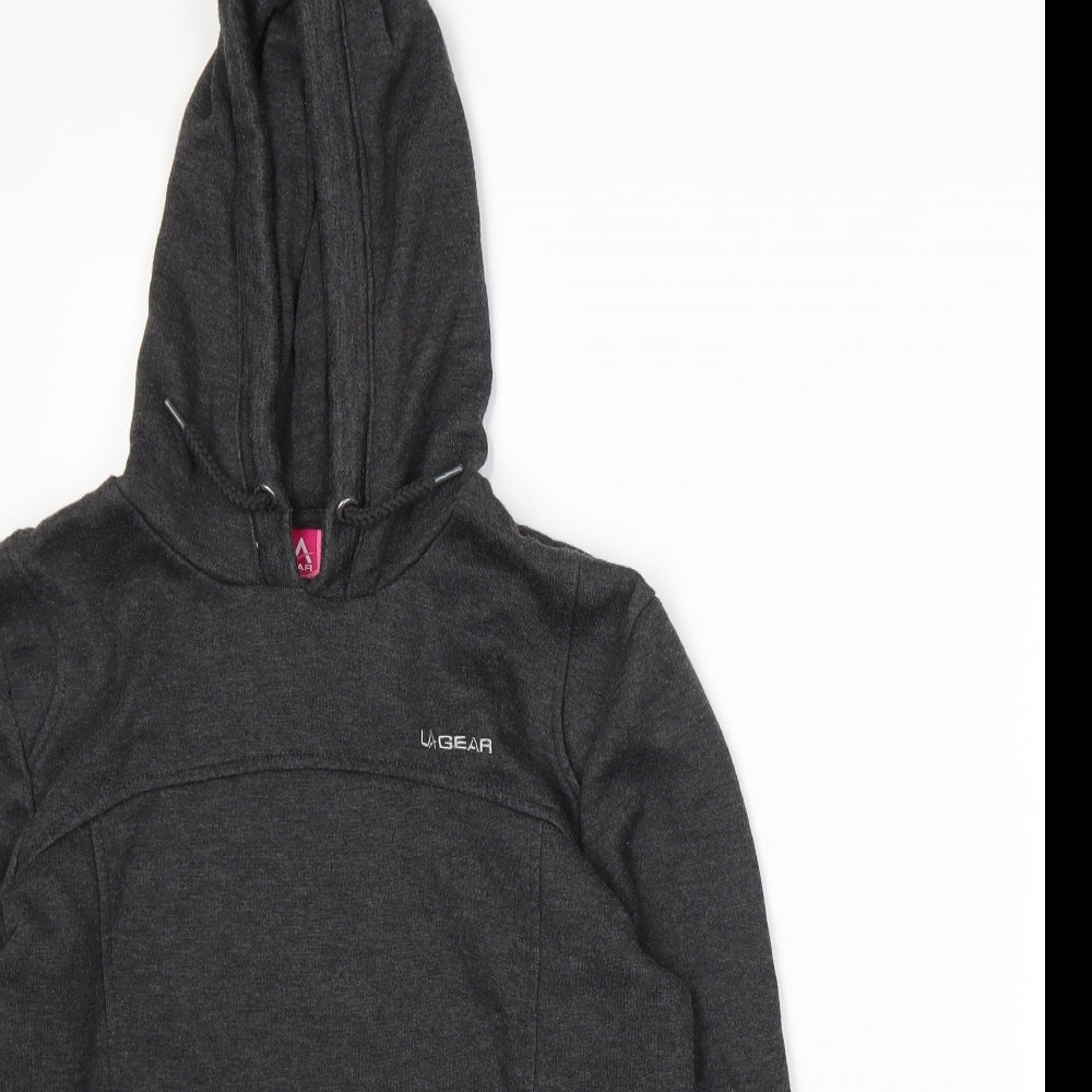 LA Gear Womens Grey   Pullover Hoodie Size 10