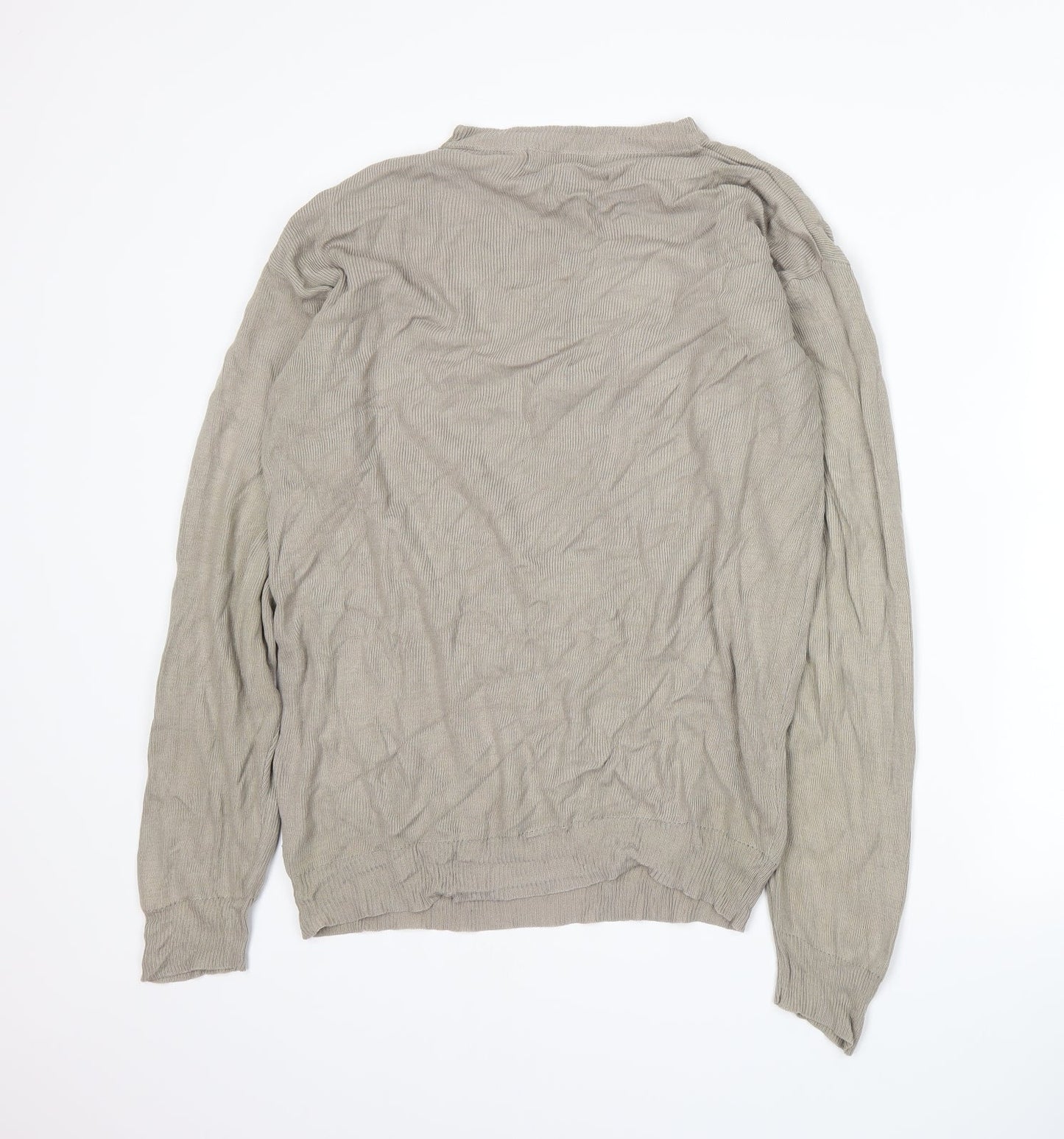 Matinee Mens Beige   Pullover Jumper Size M