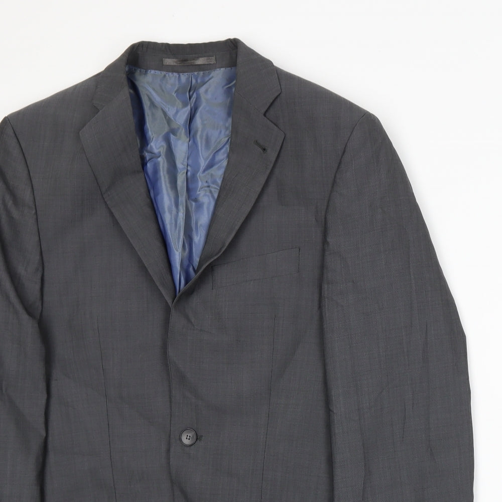 Preworn Mens Grey   Jacket Suit Jacket Size L
