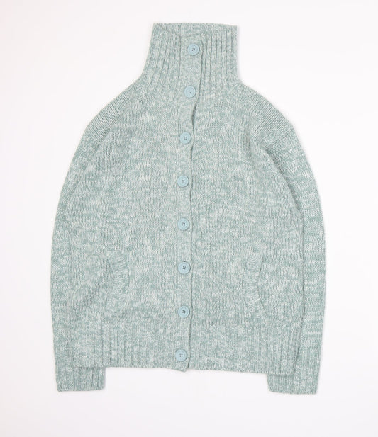 Bonmarché Womens Blue  Knit Cardigan Jumper Size L
