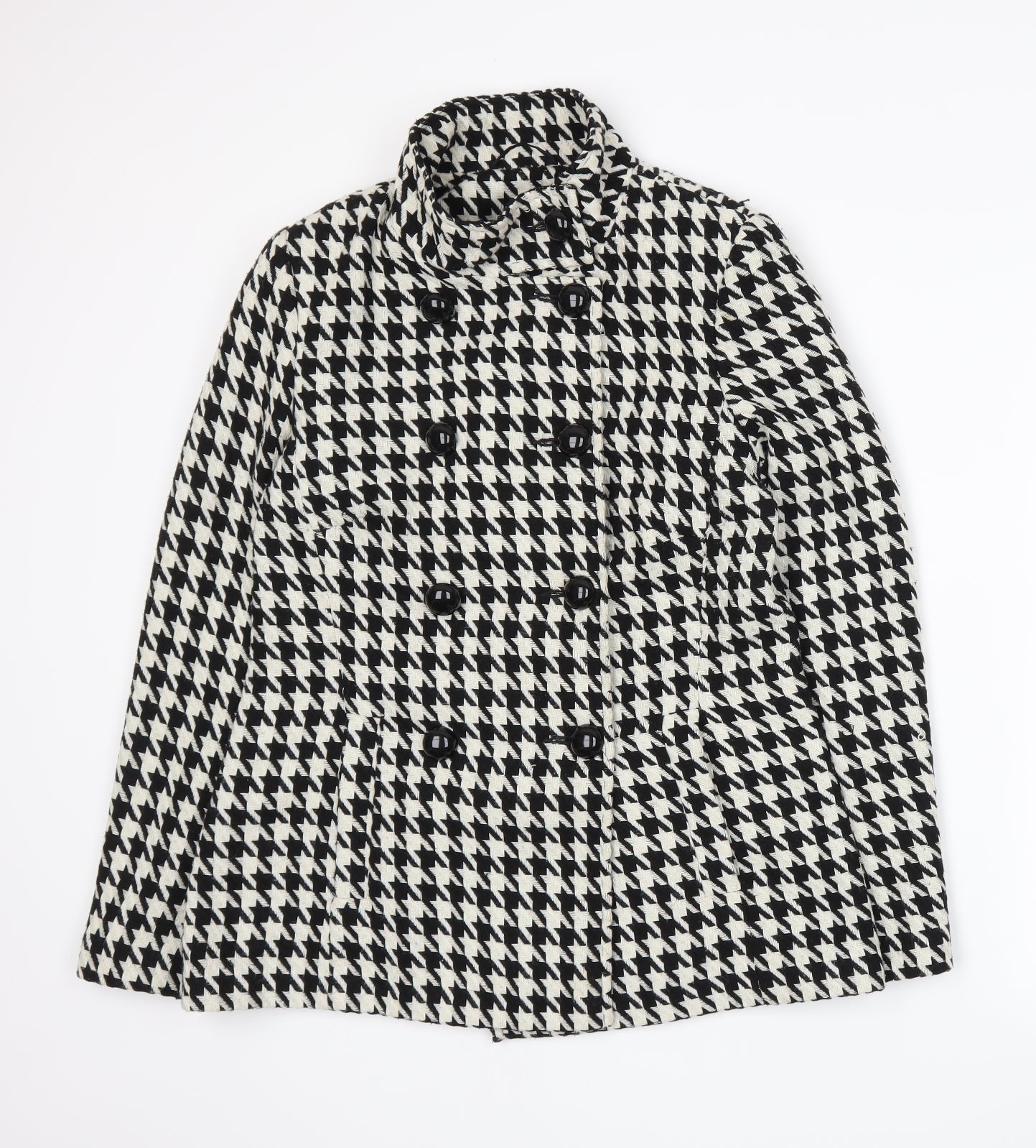 F&F Womens White Houndstooth  Jacket  Size 10