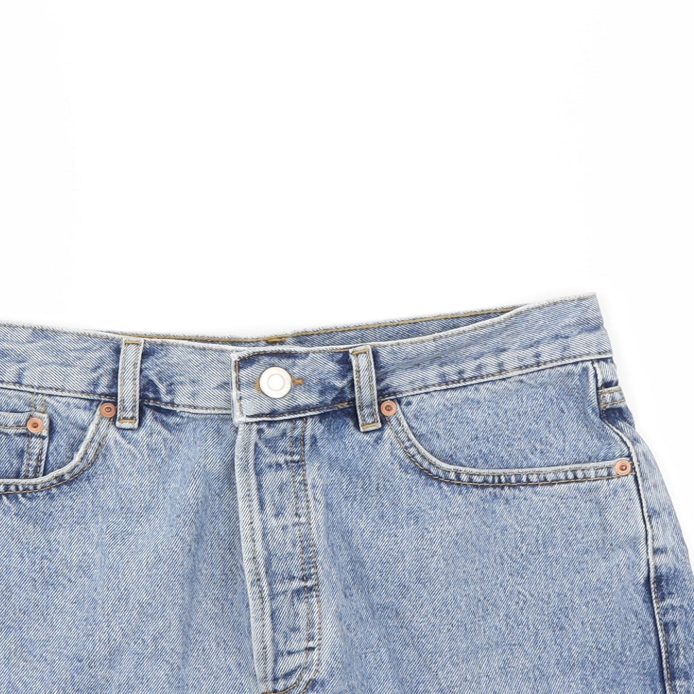 Preworn Womens Blue   Cut-Off Shorts Size 10