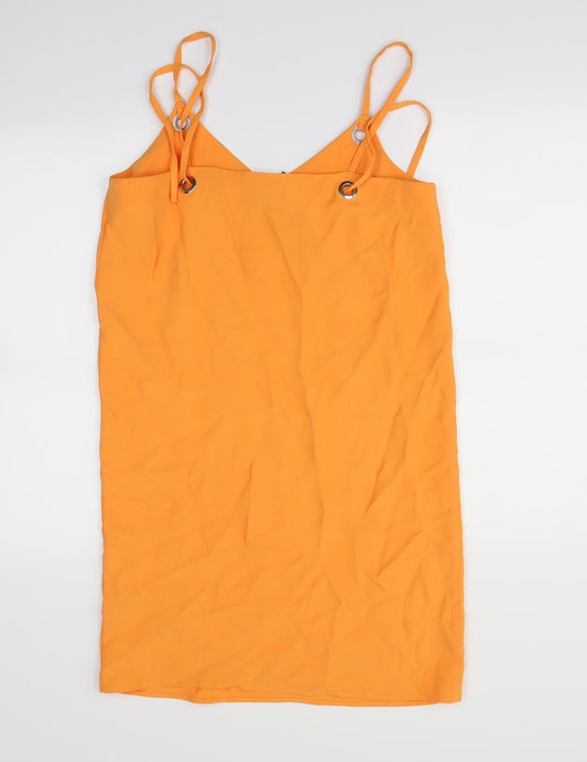 Topshop Womens Orange   Mini  Size 8