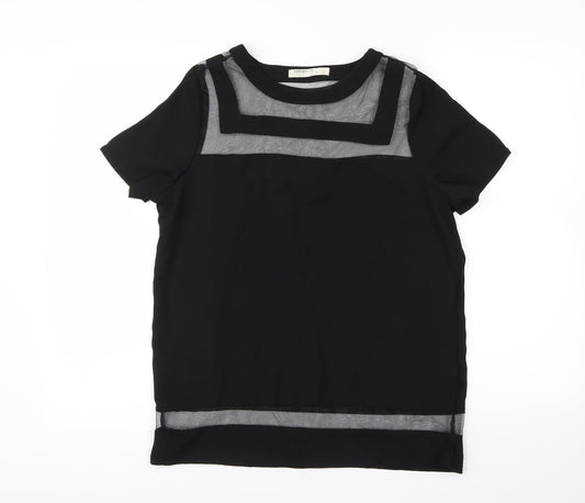 vera&lucy Womens Black   Basic Blouse Size S