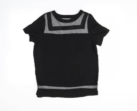 vera&lucy Womens Black   Basic Blouse Size S