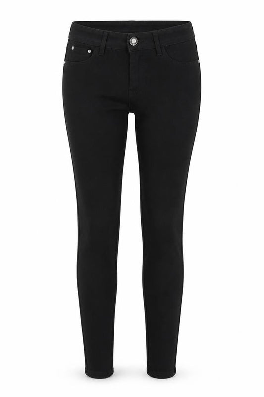 Miss Anna Womens Black  Denim Skinny Jeans Size 6 L26 in