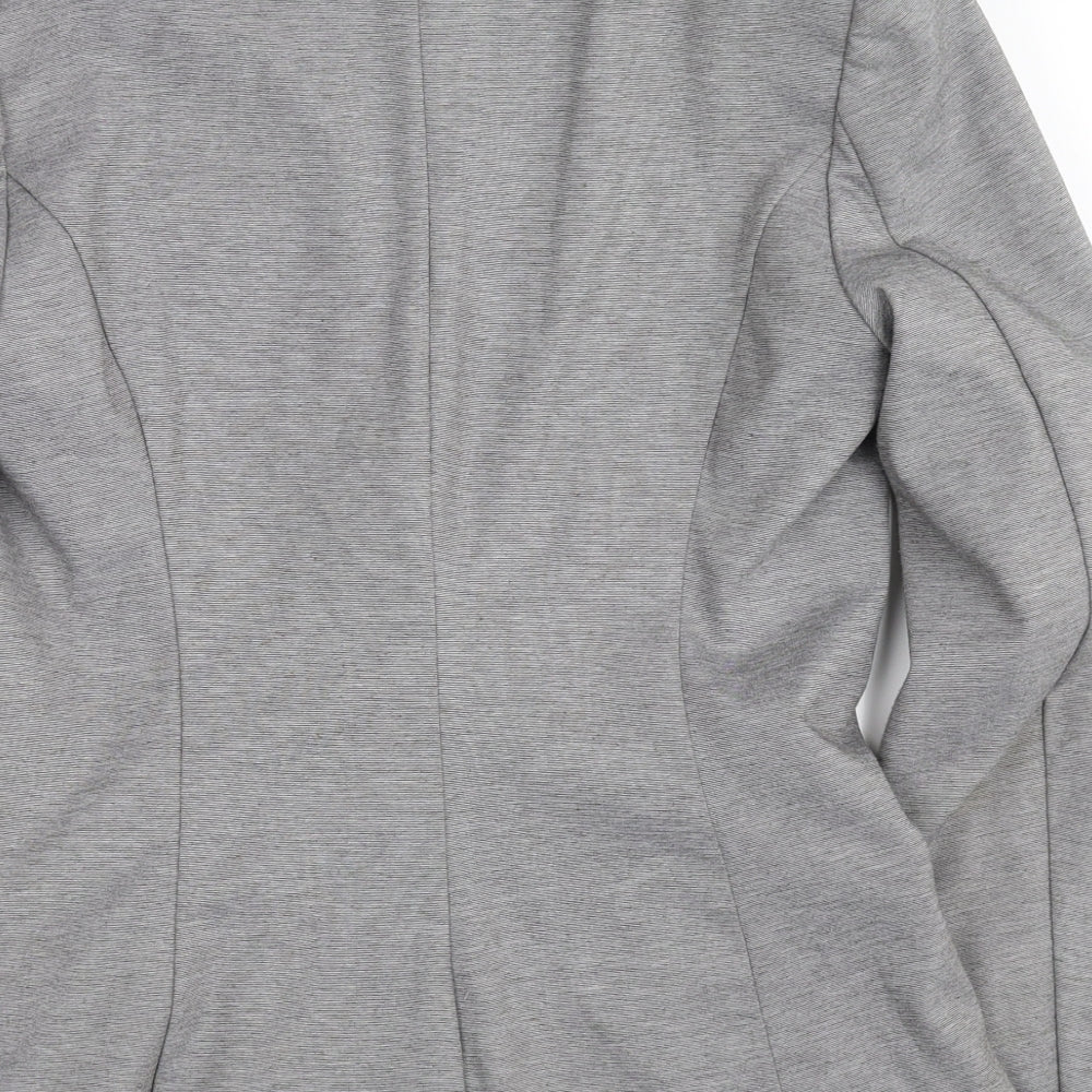 H&M Womens Grey   Jacket Blazer Size 36