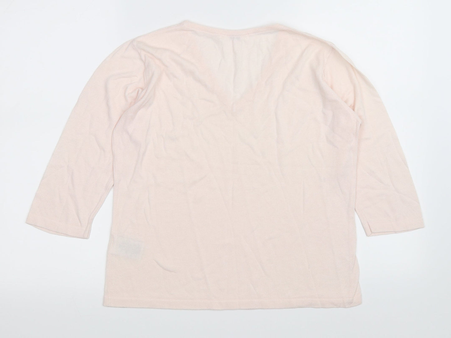 clothes Womens Pink   Pullover Jumper Size L