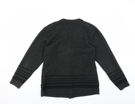 BHS Womens Grey   Cardigan Jumper Size 10