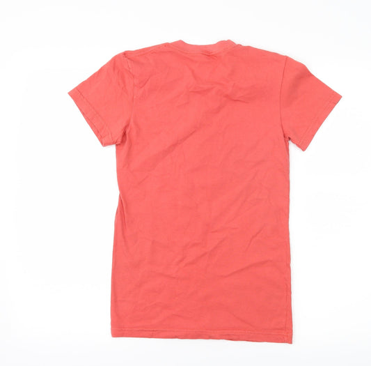 American Apparel Womens Red  Jersey Basic T-Shirt Size S  - Swim Bike Run