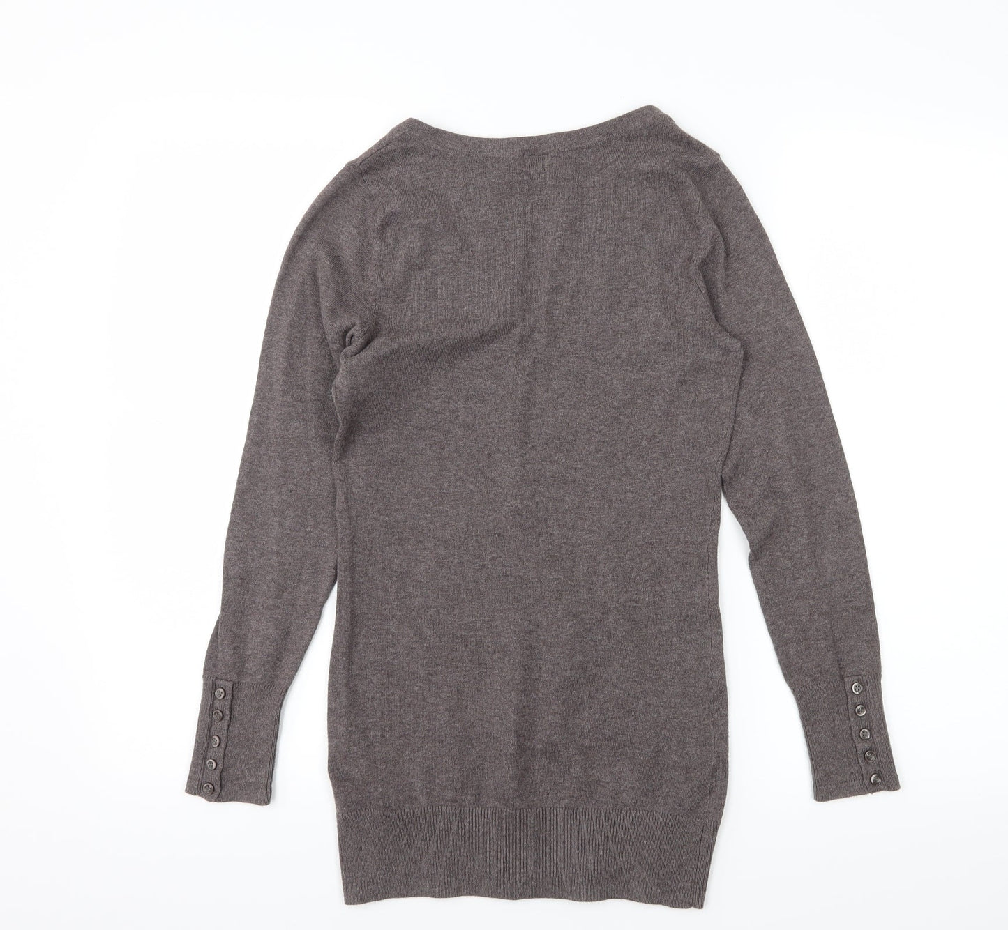 H&M Womens Grey  Knit Pullover Jumper Size XS