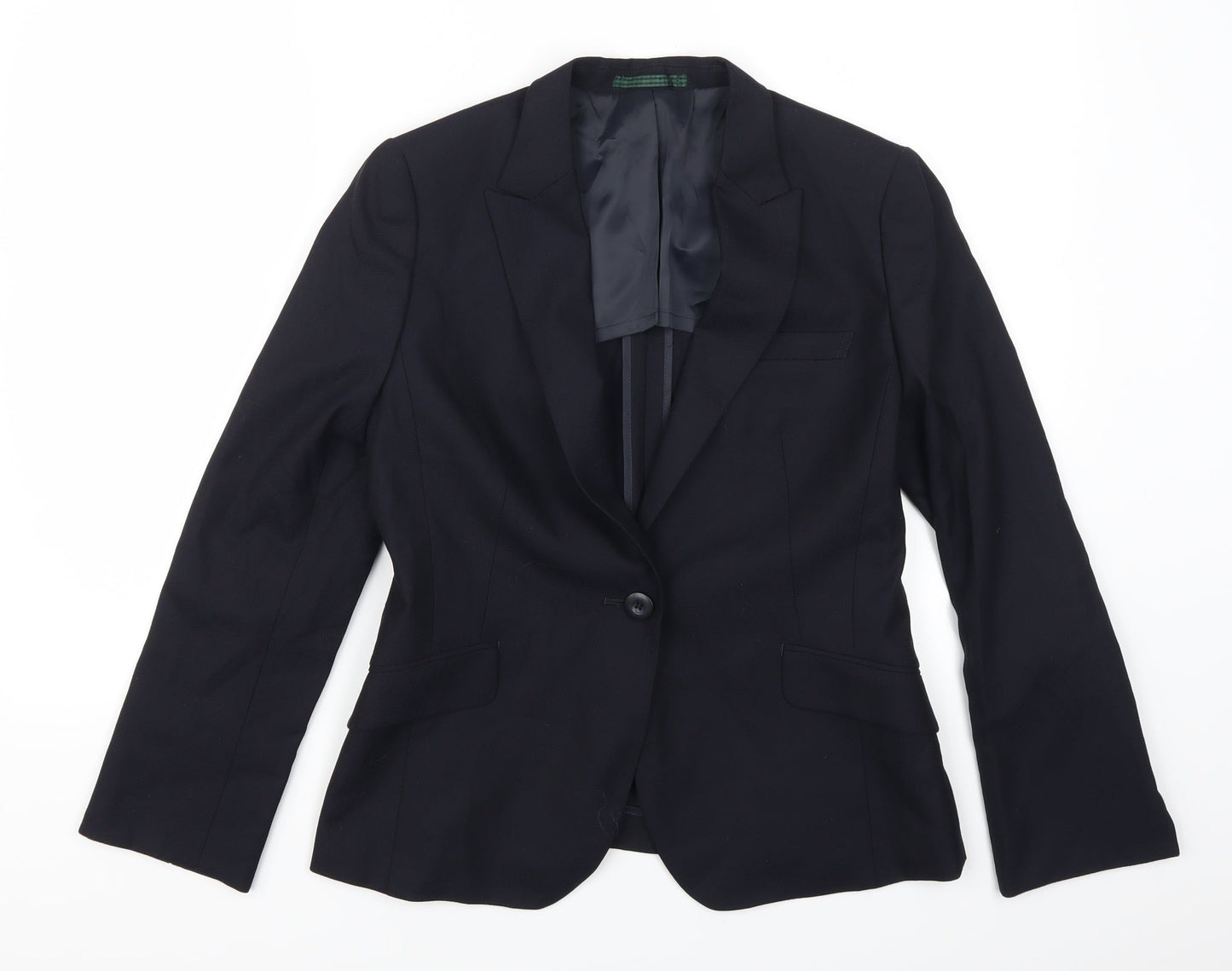 Les Nuis Womens Blue   Jacket Suit Jacket Size L