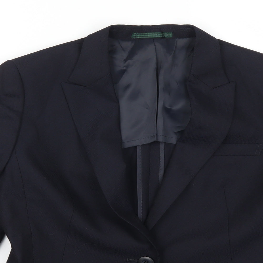 Les Nuis Womens Blue   Jacket Suit Jacket Size L