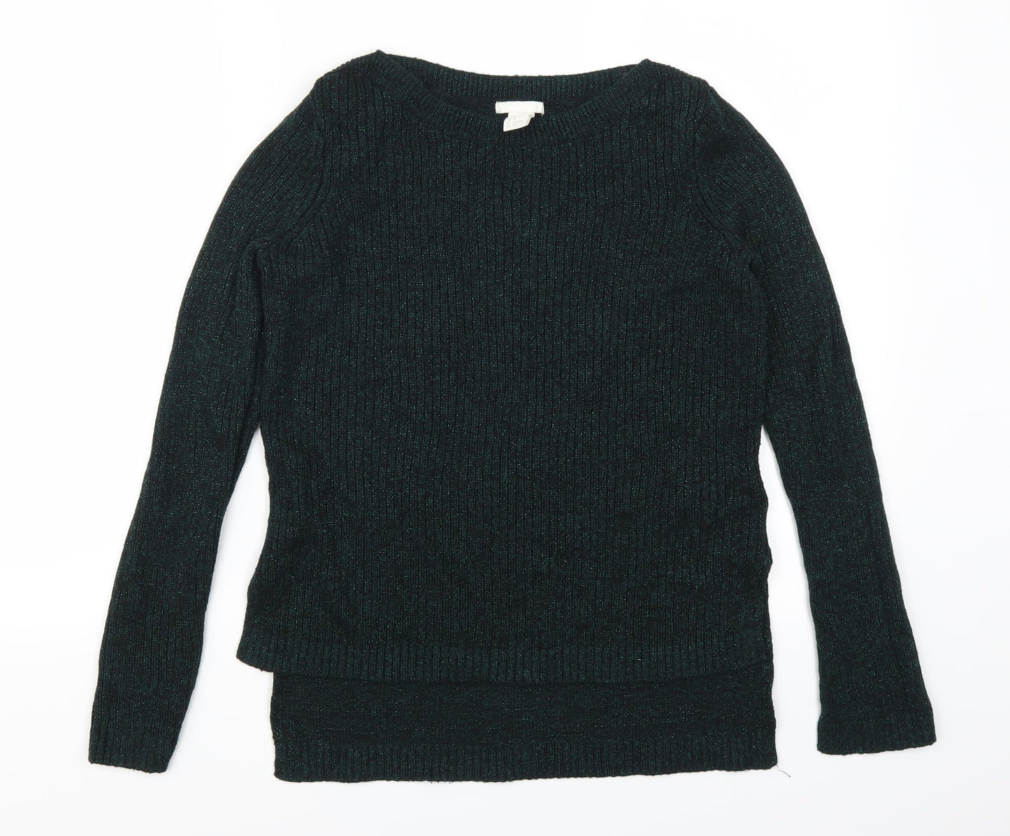 H&M Womens Green   Pullover Jumper Size S