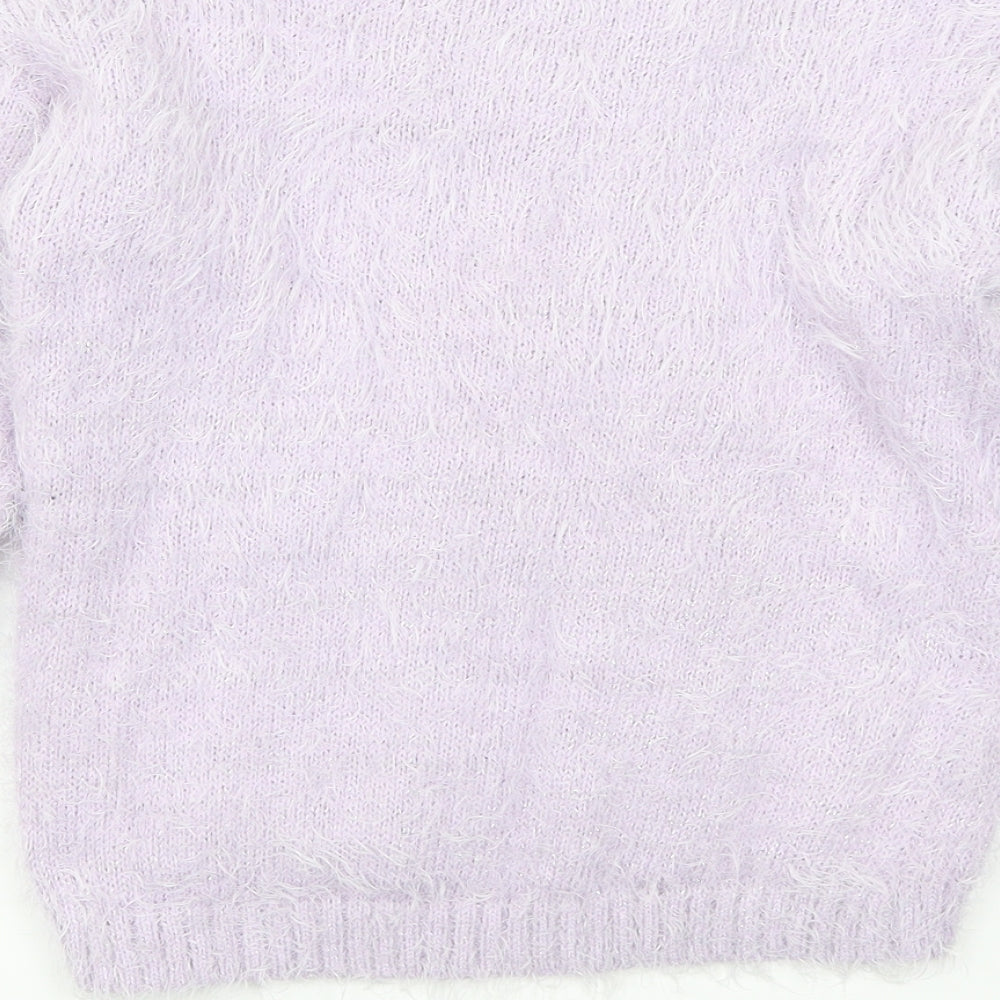 Preworn Womens Purple   Pullover Jumper Size M  - Star