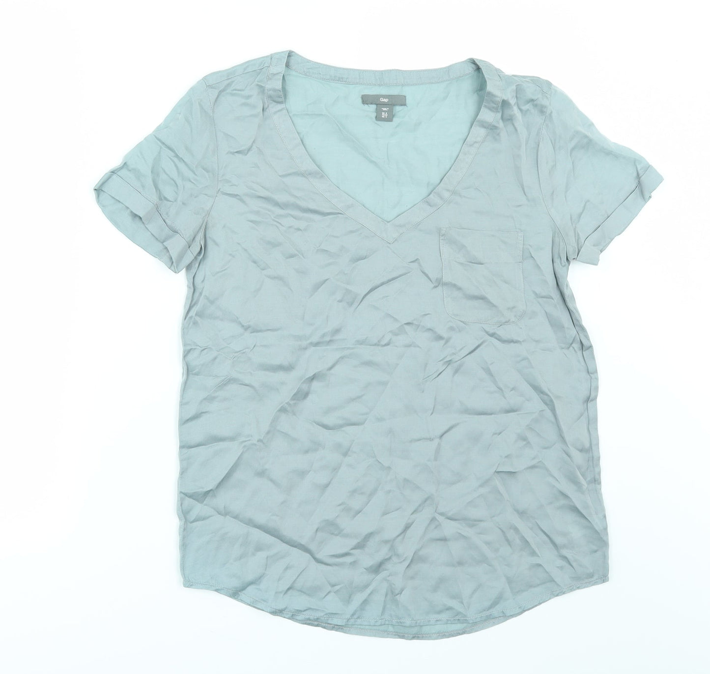 Gap Womens Grey   Tunic Blouse Size 8
