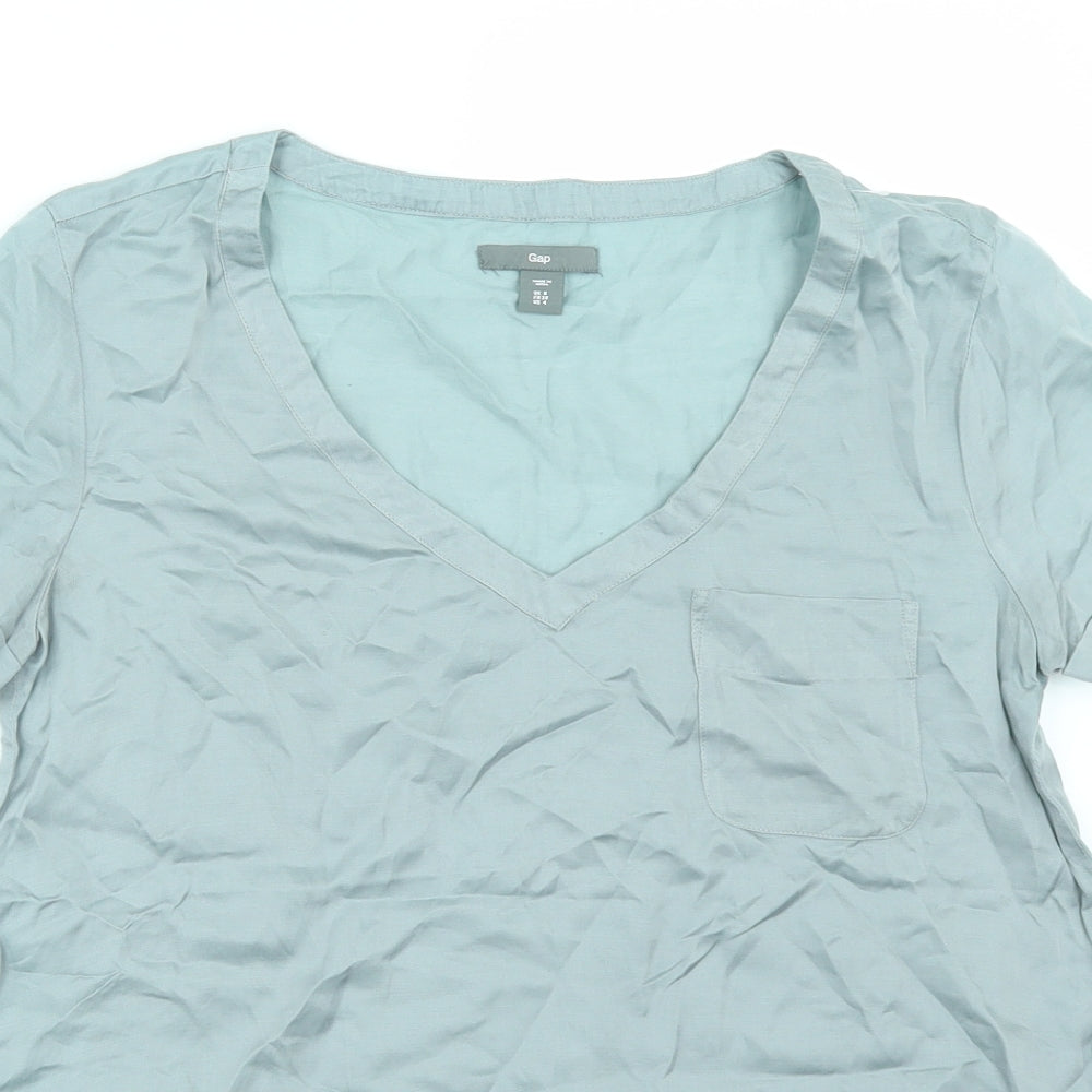 Gap Womens Grey   Tunic Blouse Size 8