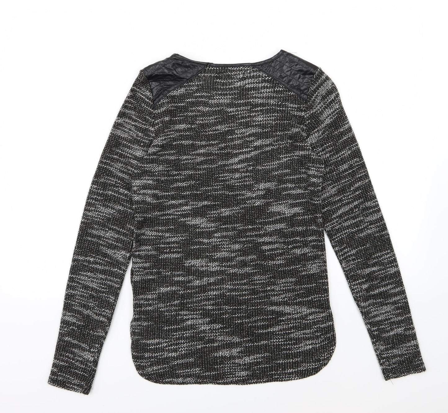 New Look Womens Grey  Knit Pullover Jumper Size 6