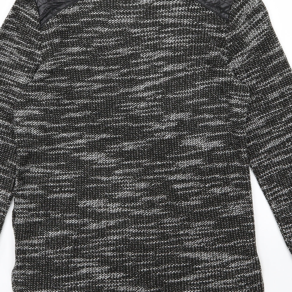 New Look Womens Grey  Knit Pullover Jumper Size 6