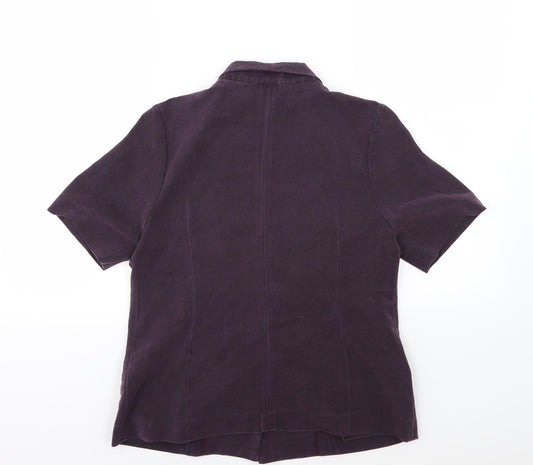 Perks Womens Purple   Jacket  Size 8