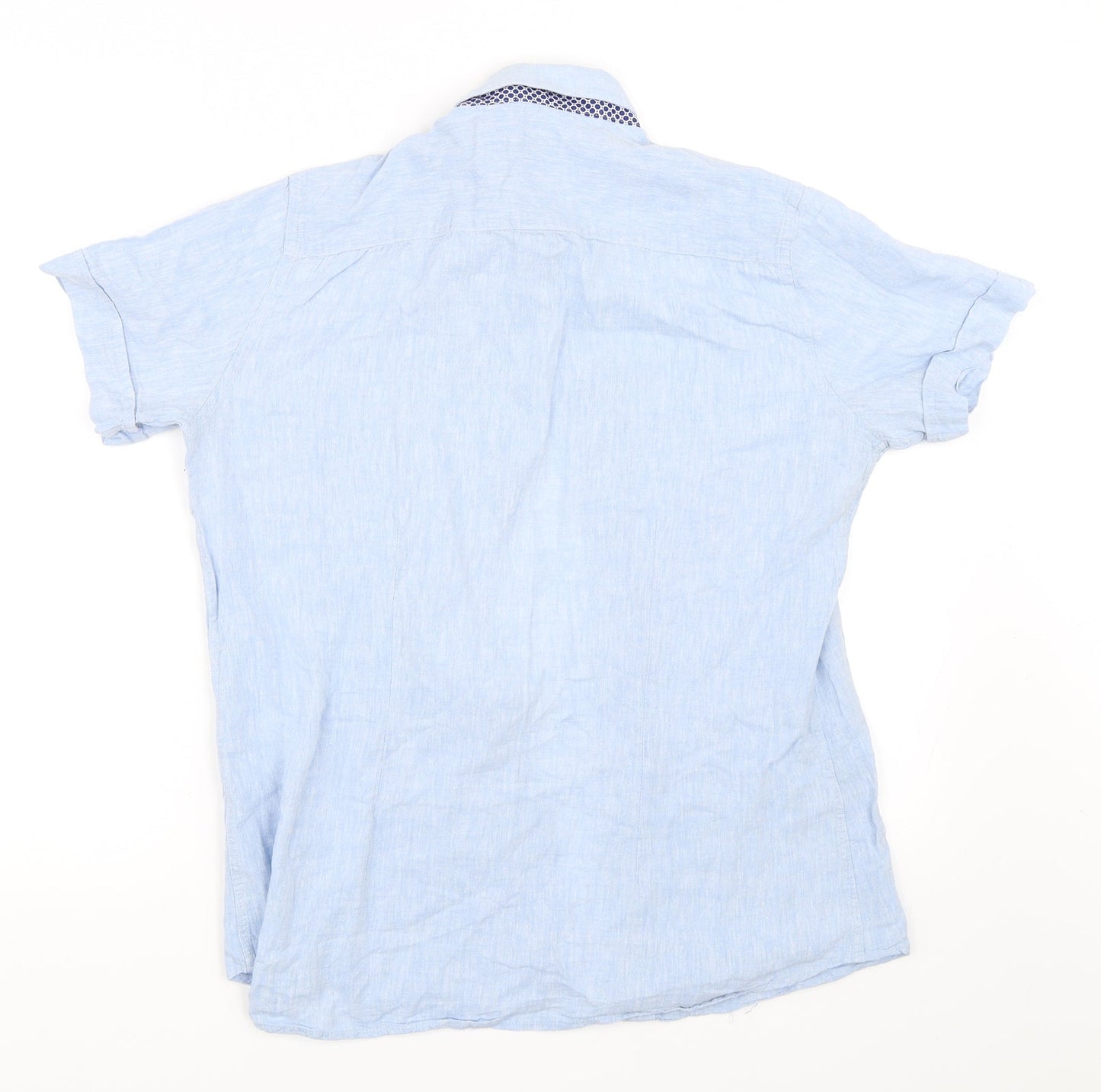 Preworn Mens Blue    Button-Up Size M