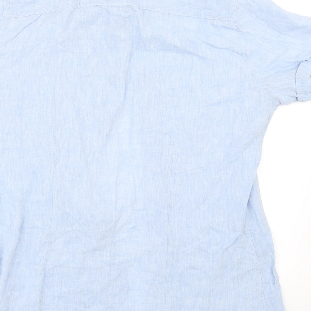 Preworn Mens Blue    Button-Up Size M