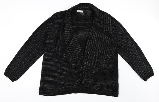 Soon Womens Black   Cardigan Jumper Size 20