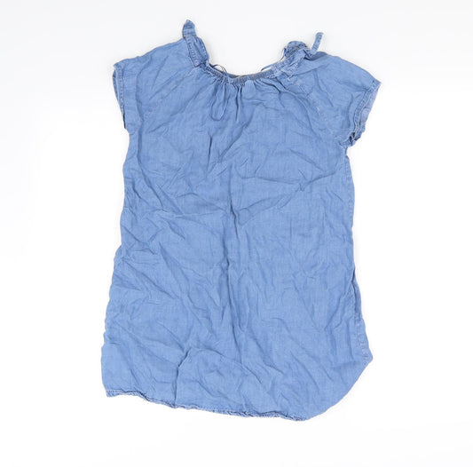 George Girls Blue   Fit & Flare  Size 8-9 Years