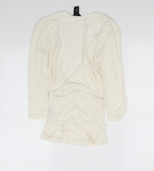 H&M Womens White   Basic Blouse Size XS