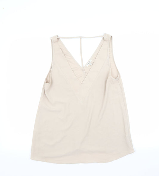 River Island Womens Beige   Basic Blouse Size 8