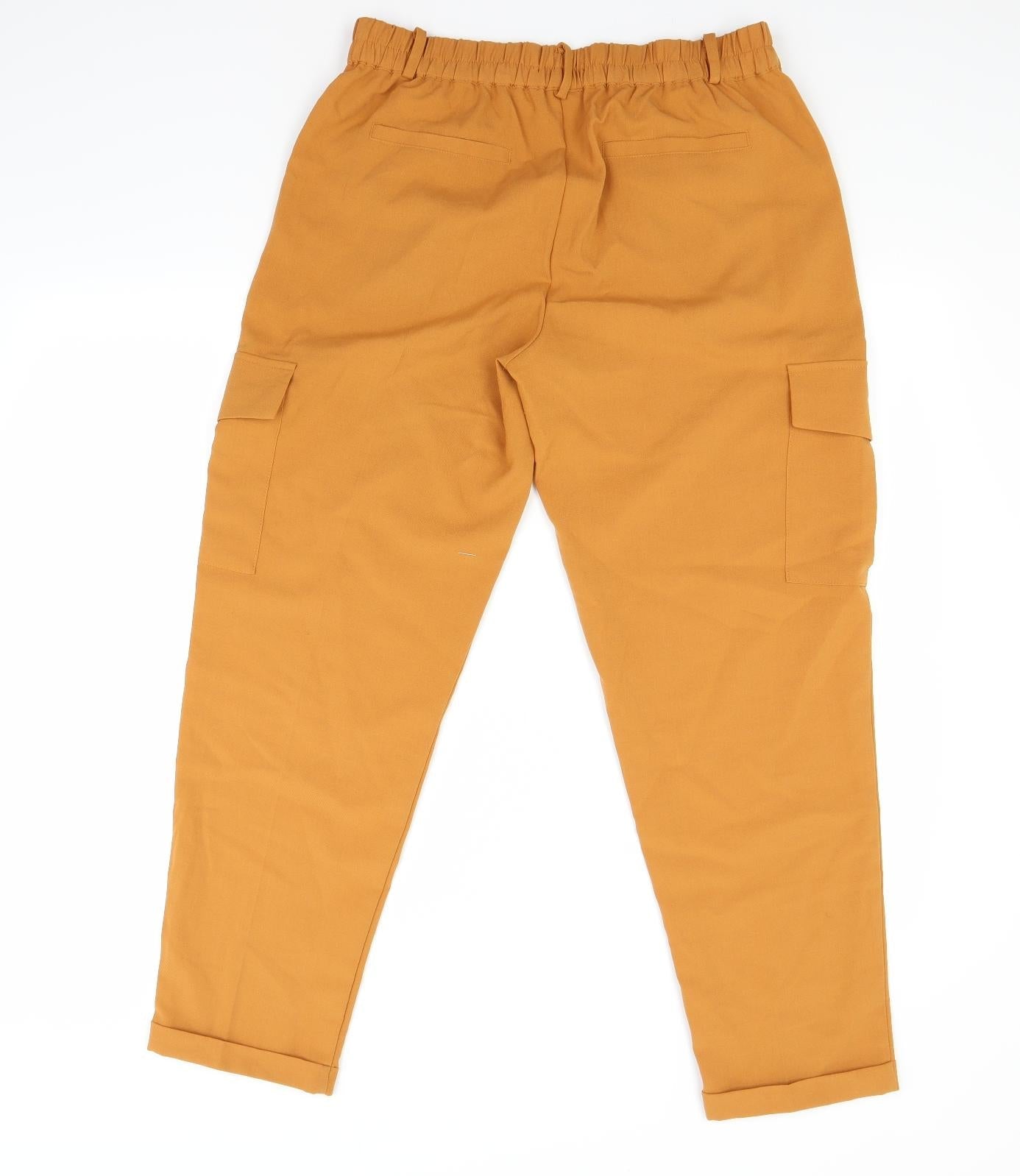 sinsay Womens Orange   Trousers  Size L L26 in