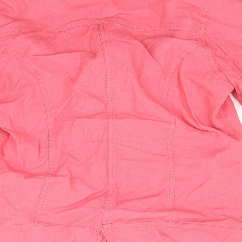 M&Co Womens Red   Jacket  Size 10