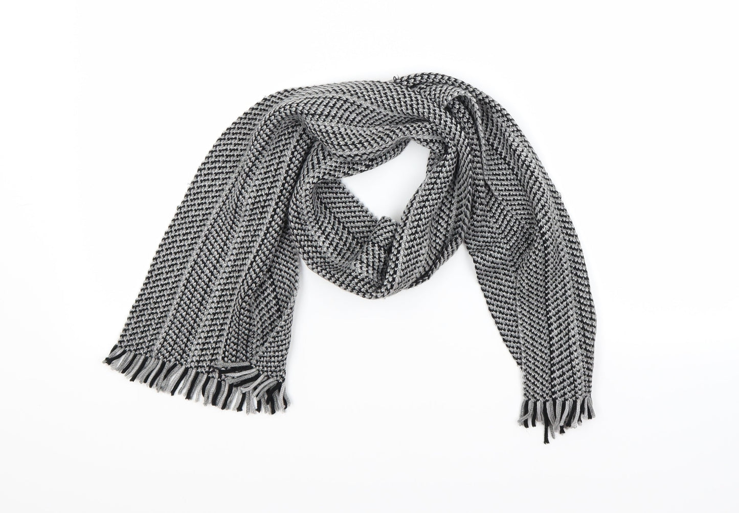Preworn Unisex Grey   Scarf  Size Regular