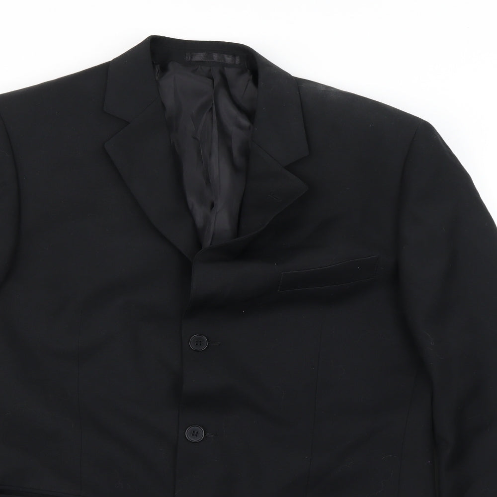 Karl Jackson  Mens Black   Jacket Blazer Size 40