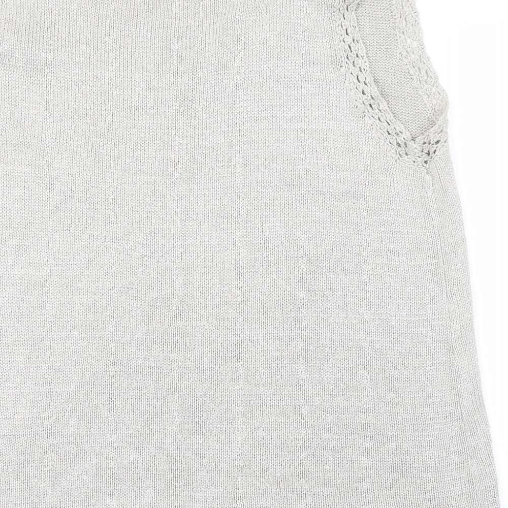 Preworn Womens Grey   Pullover Jumper Size 2