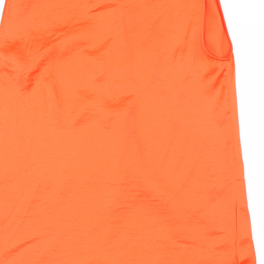 herry Womens Orange   Basic Blouse Size 6