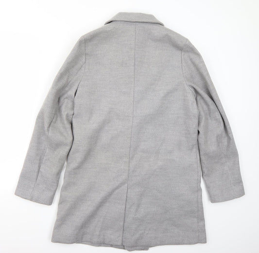 H&M Womens Grey   Jacket Coat Size 6