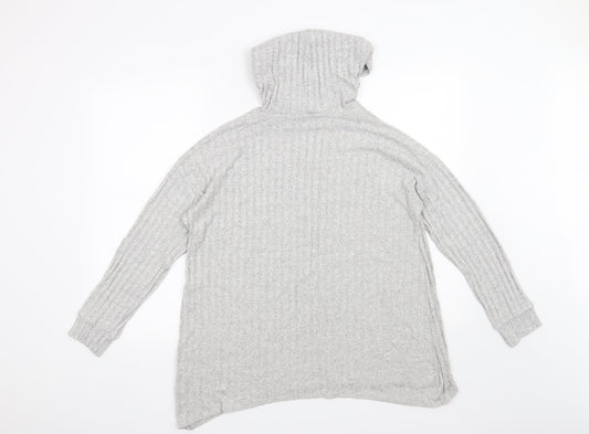 George Womens Grey   Pullover Hoodie Size M