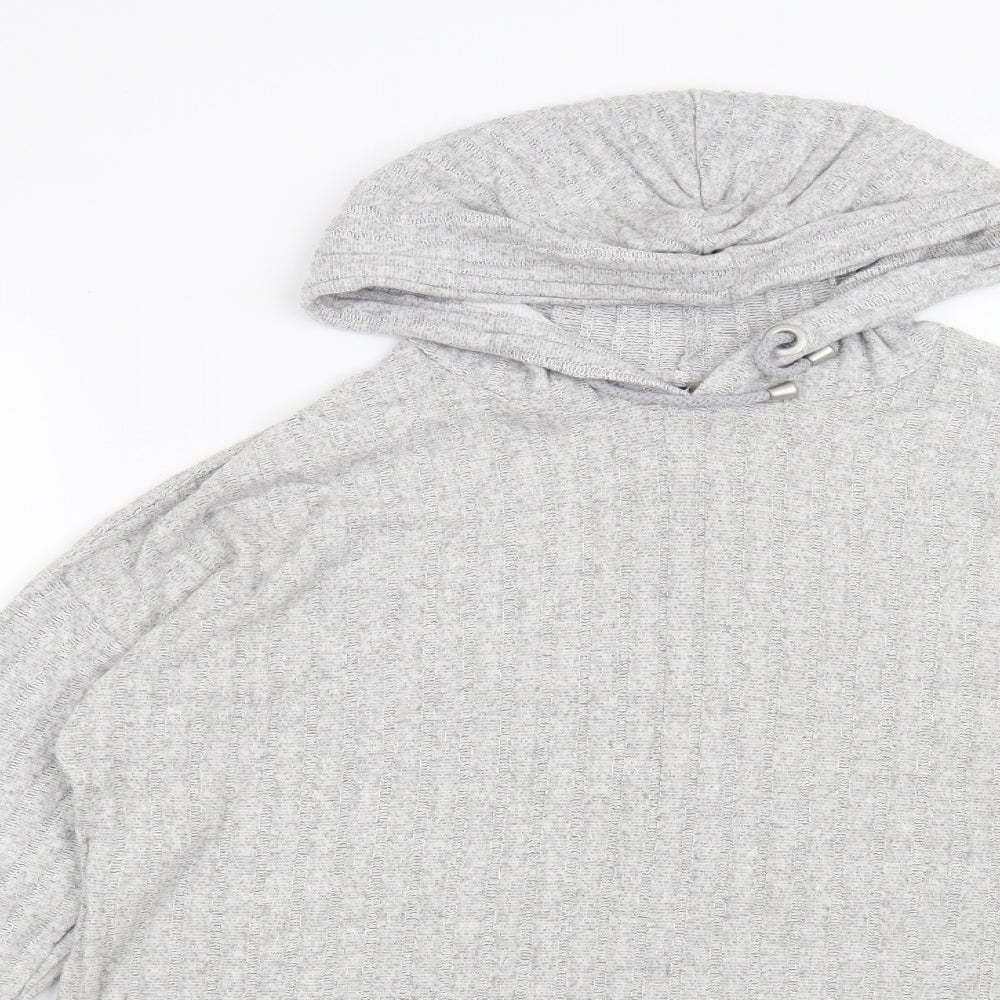 George Womens Grey   Pullover Hoodie Size M