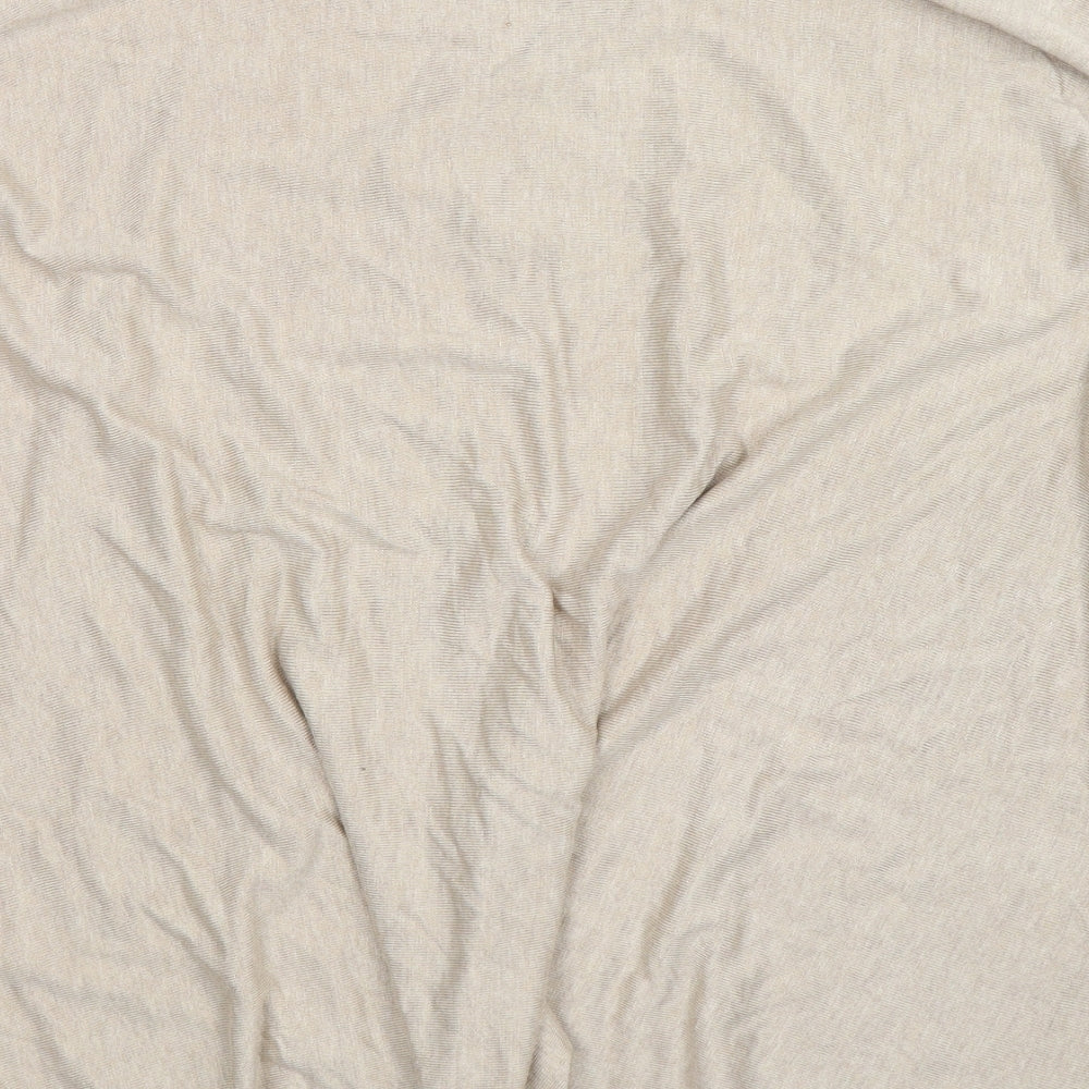 Millennium Womens Beige  Knit Pullover Jumper One Size  - Oversized